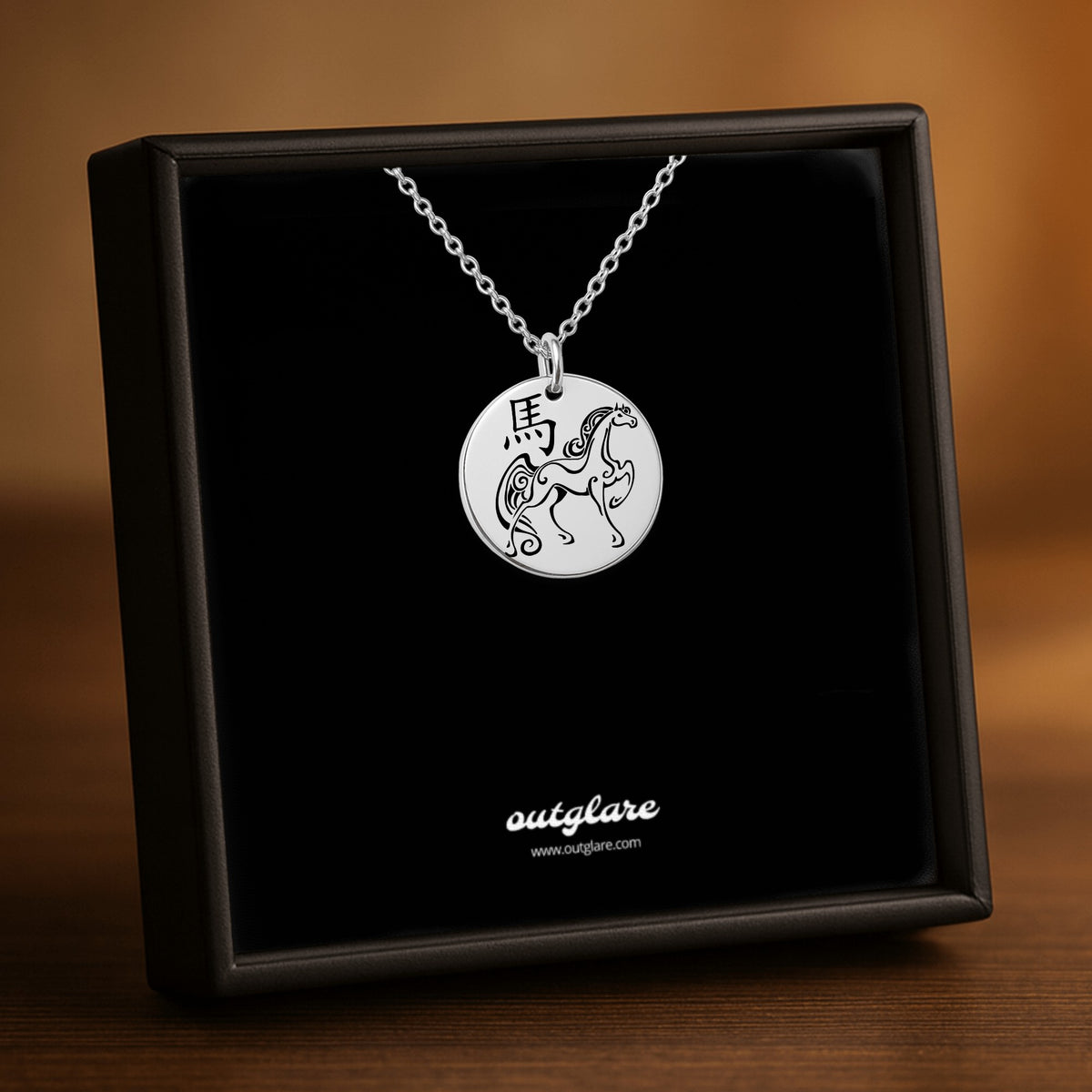 Horse Chinese Zodiac Necklace