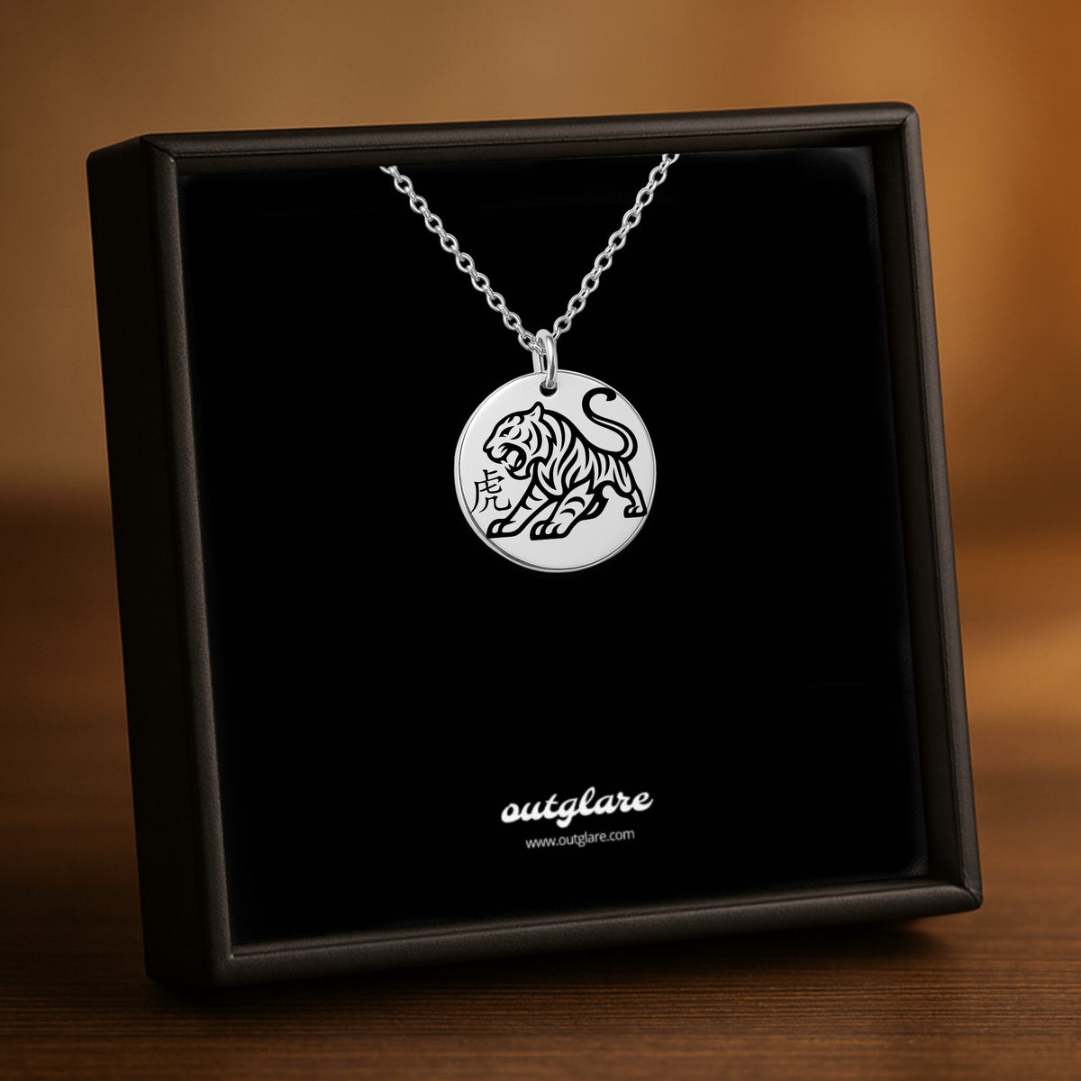 Tiger Chinese Zodiac Necklace