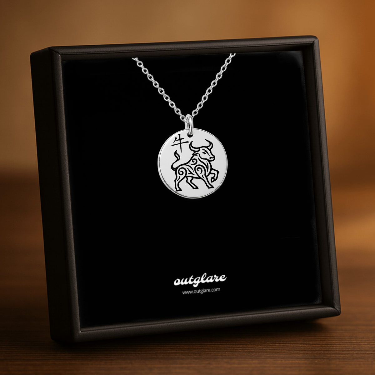 Ox Chinese Zodiac Necklace