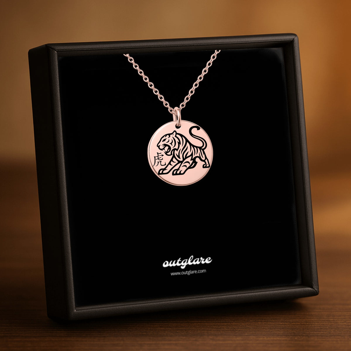 Tiger Chinese Zodiac Necklace