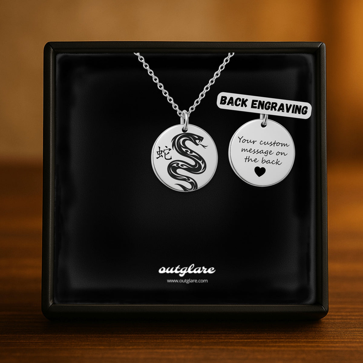 Snake Chinese Zodiac Necklace
