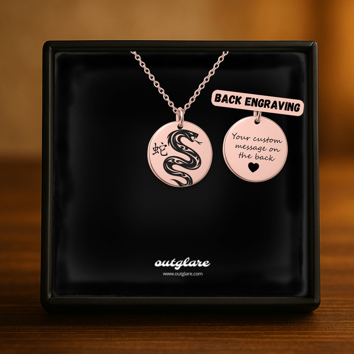 Snake Chinese Zodiac Necklace