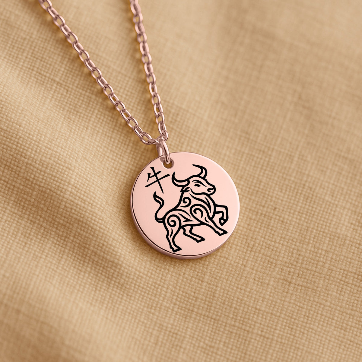 Ox Chinese Zodiac Necklace