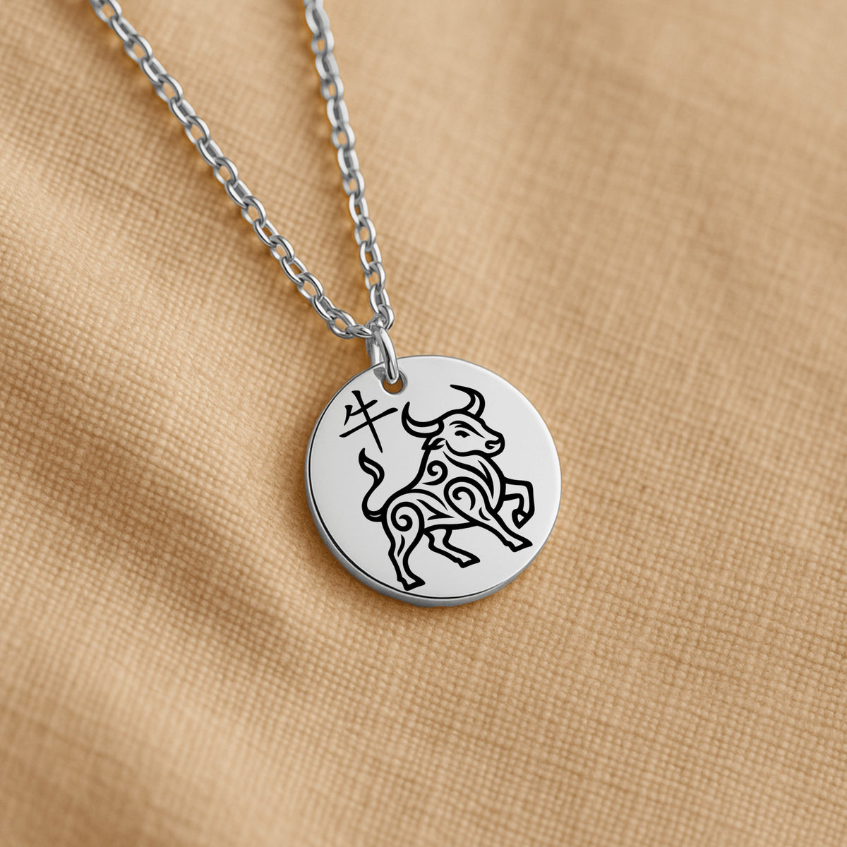 Ox Chinese Zodiac Necklace