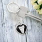 Megalodon Tooth Heart Keychain