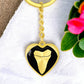 Megalodon Tooth Heart Keychain