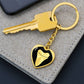 Megalodon Tooth Heart Keychain