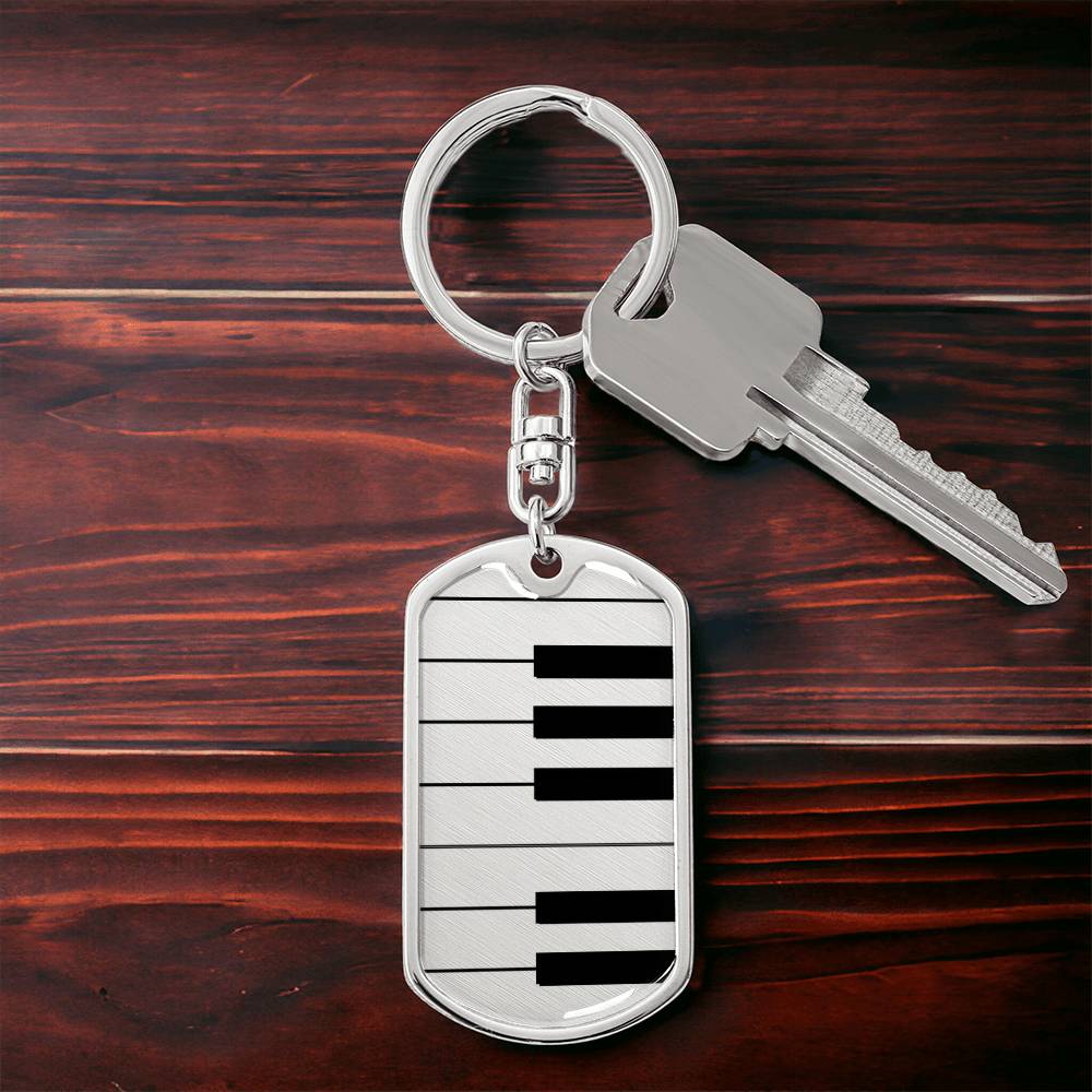Piano Keychain