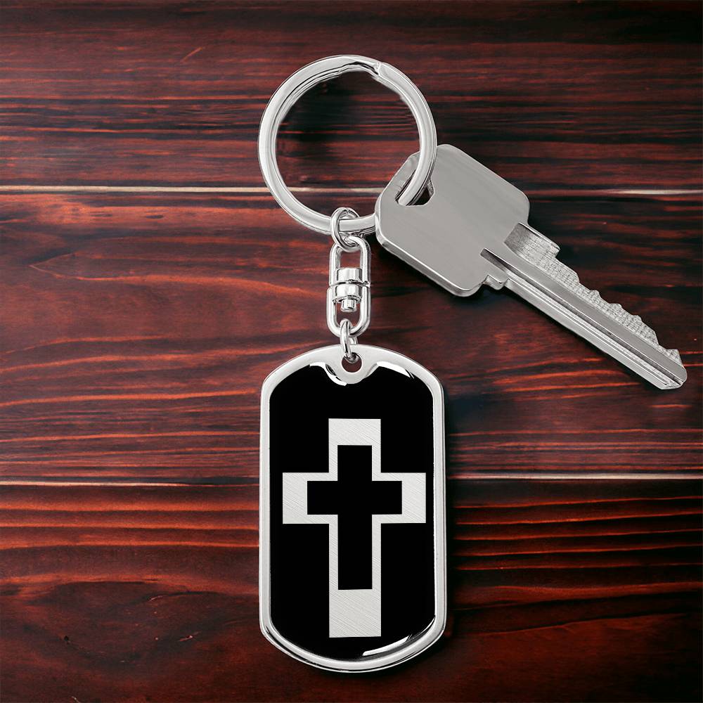 Double Cross Keychain