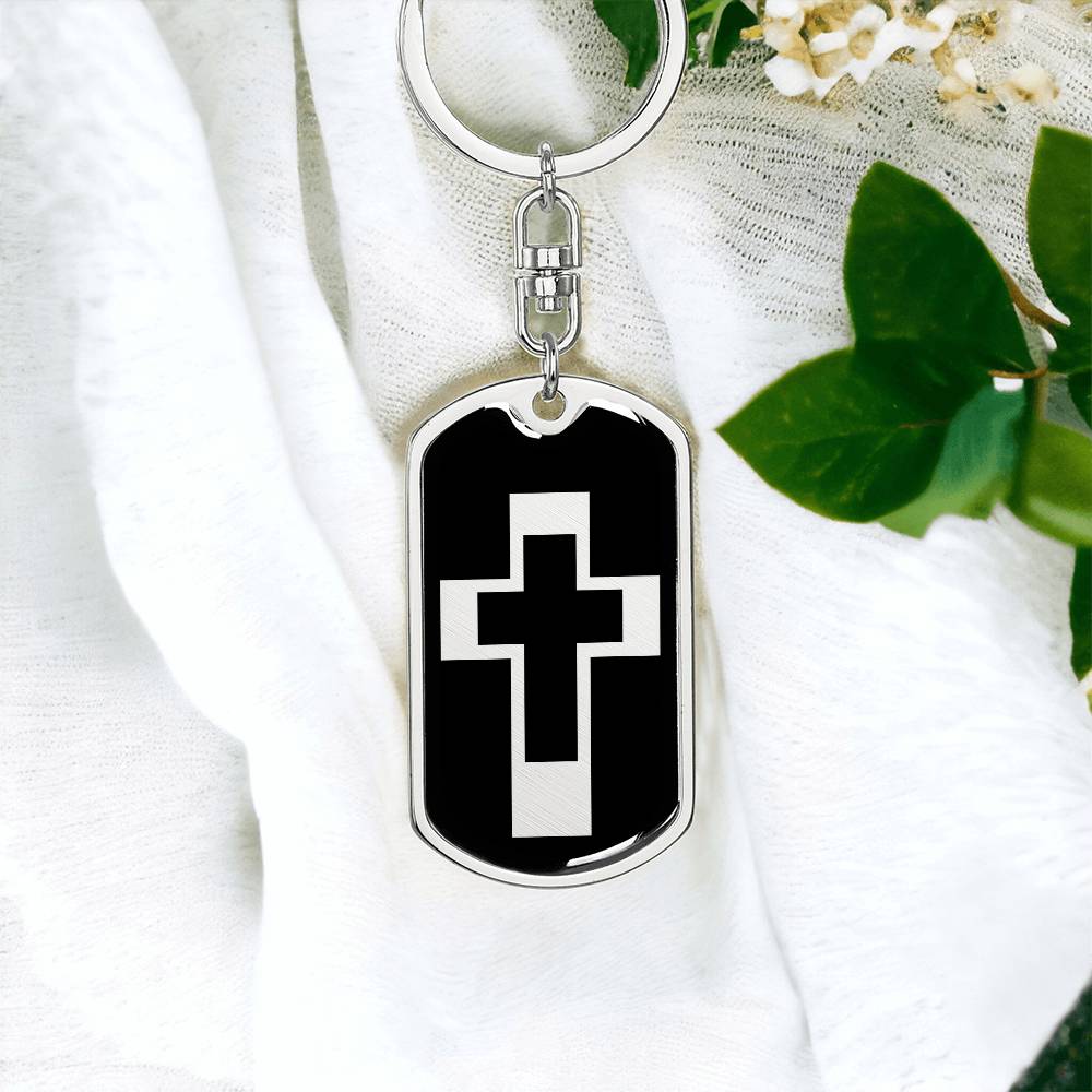 Double Cross Keychain