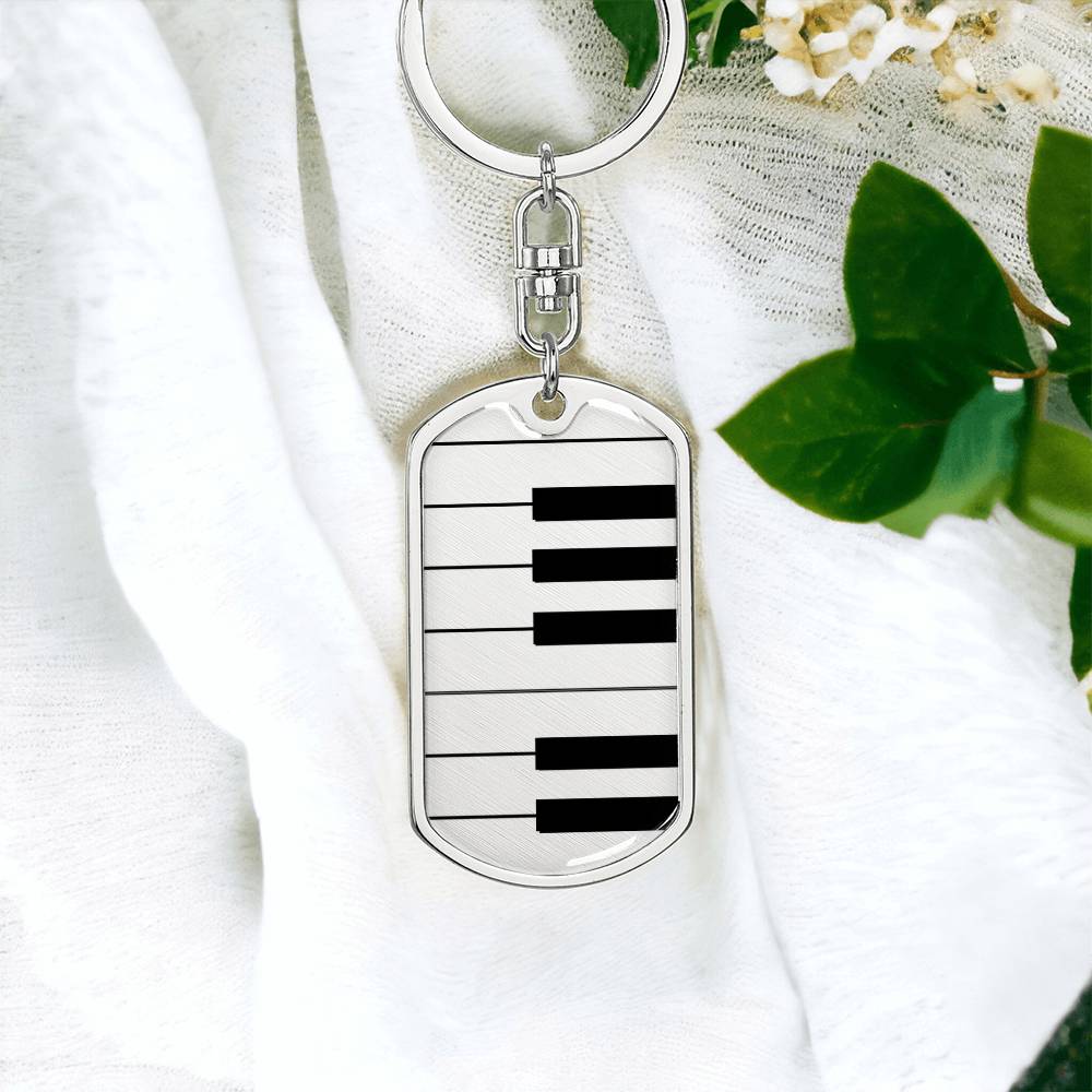 Piano Keychain