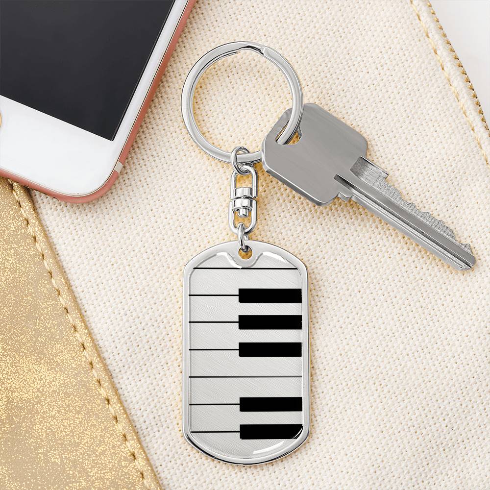 Piano Keychain