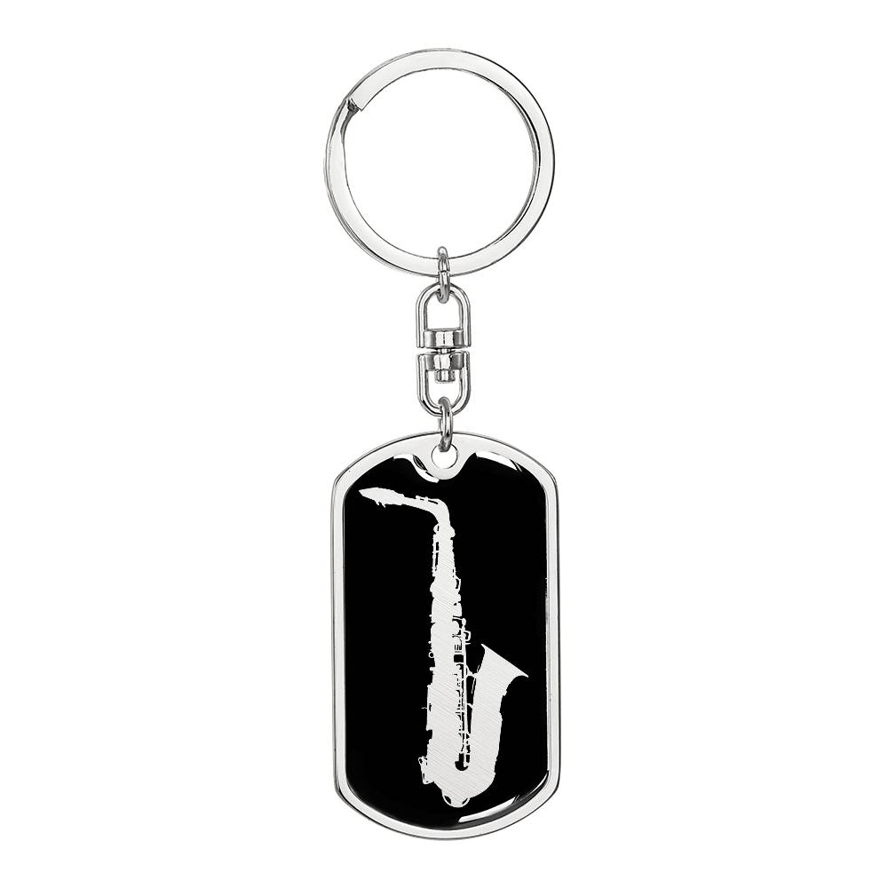 Saxophone Keychain