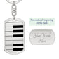 Piano Keychain