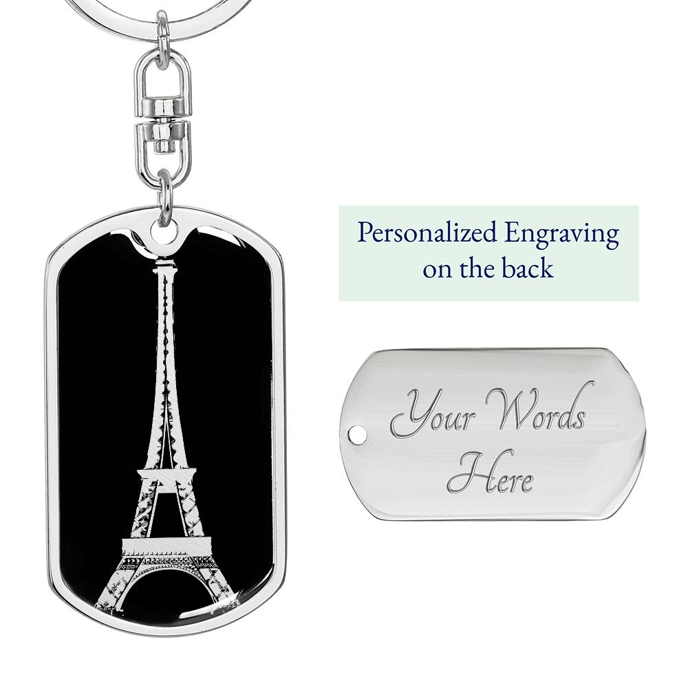 Eiffel Tower Keychain