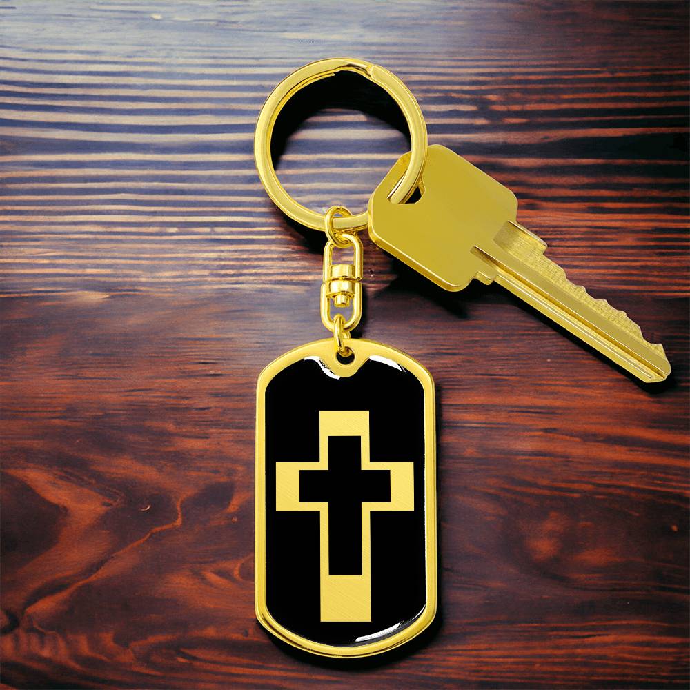 Double Cross Keychain