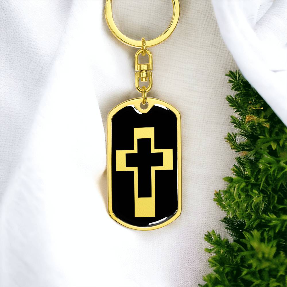 Double Cross Keychain