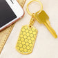 Honeycomb Keychain