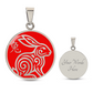 Year of the Fire Rabbit Necklace