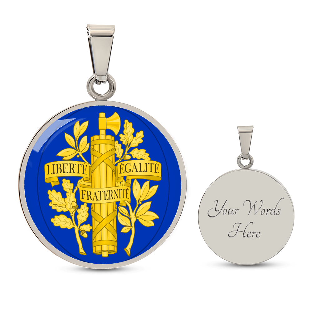 Coat of arms of France Necklace