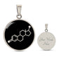Estrogen Molecule Necklace