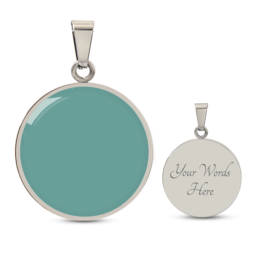 Patina Blue Necklace