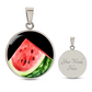 Watermelon Slice Necklace