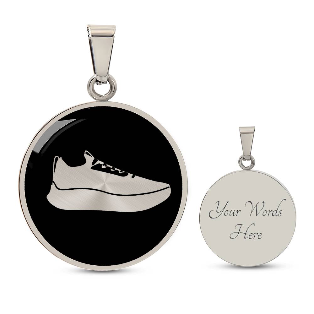 Running shoe Necklace