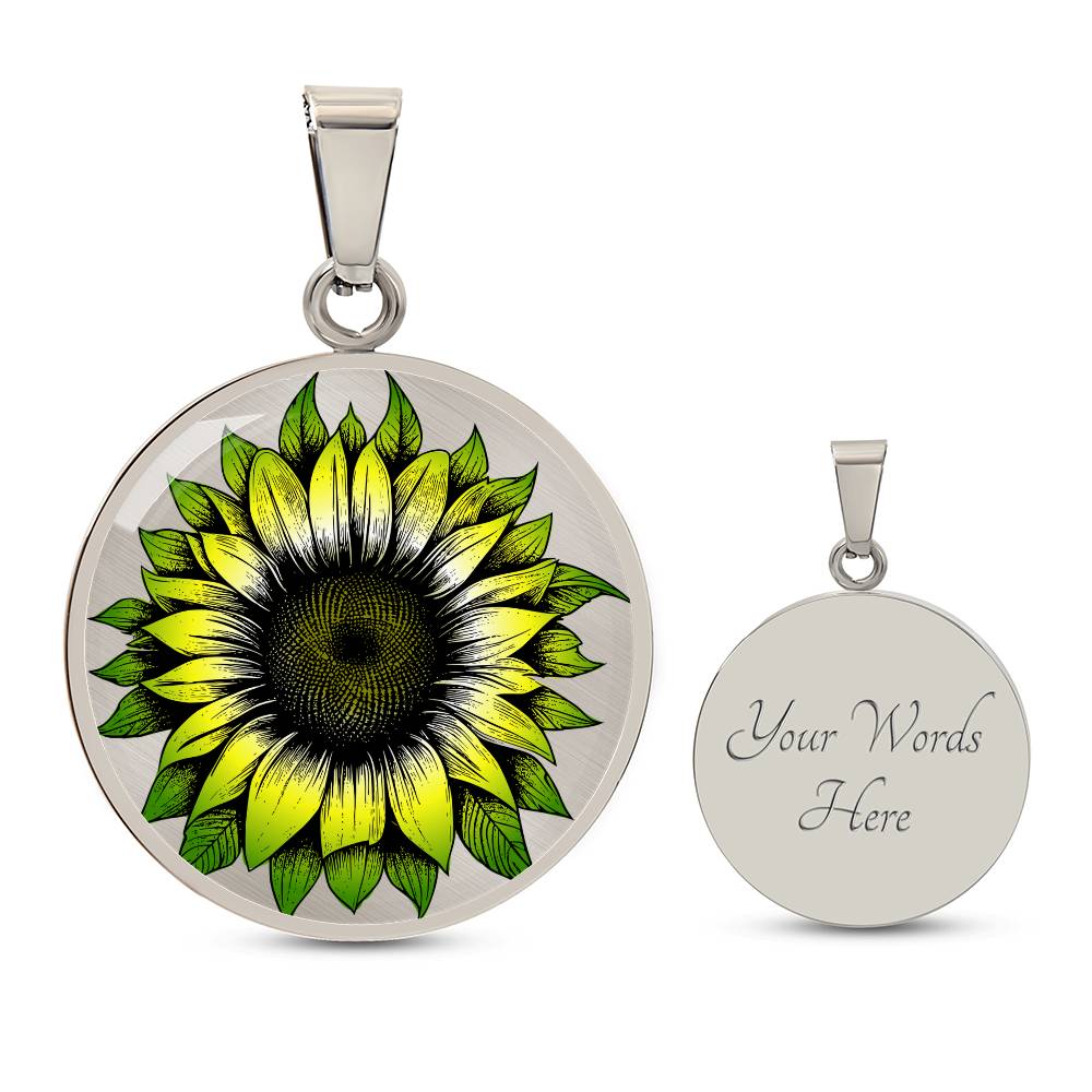 Sunflower Necklace