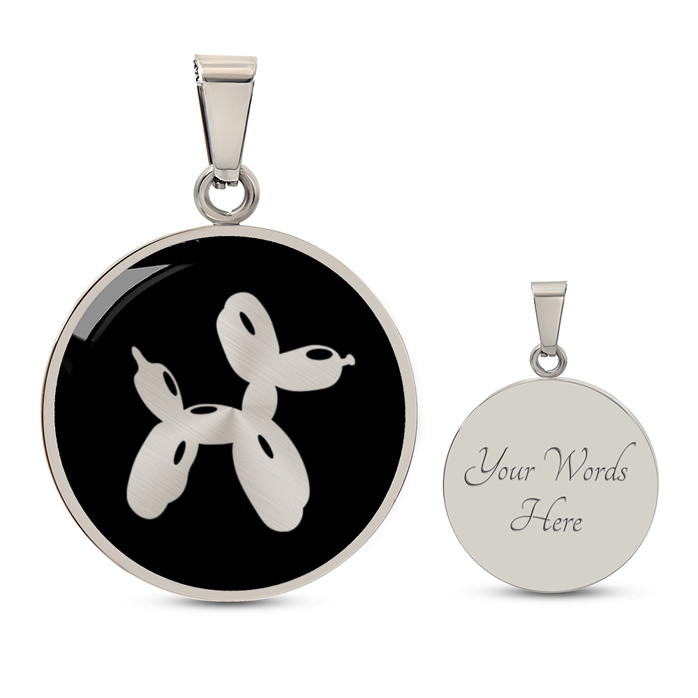 Balloon Dog Necklace