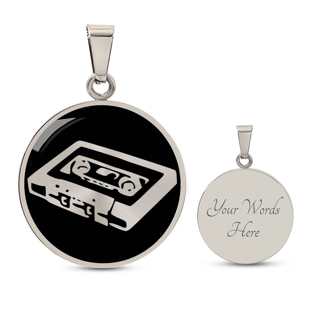 Cassette Tape Necklace