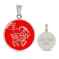 Year of the Fire Goat Necklace