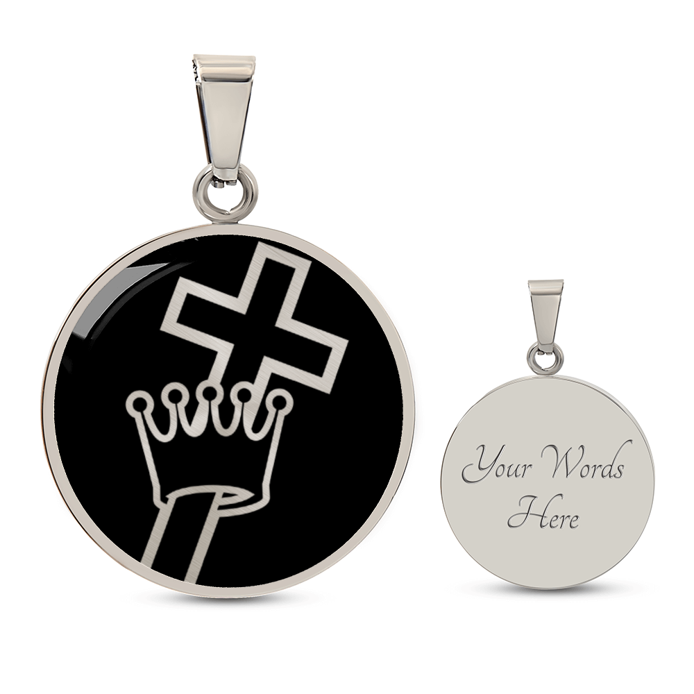 Cross and Crown Necklace