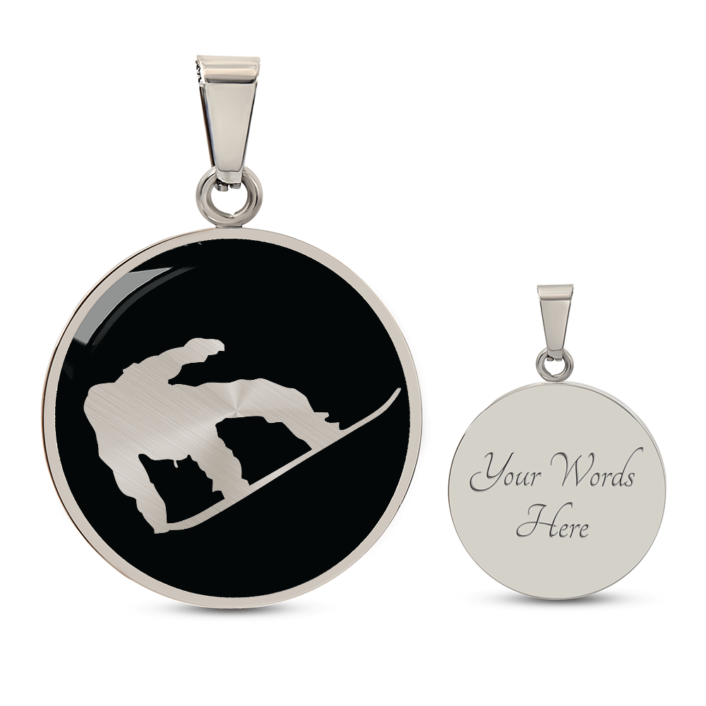 Snowboarding Necklace