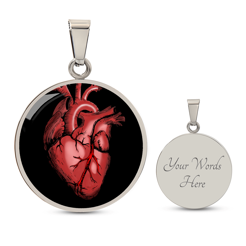Anatomical heart Necklace