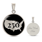 250 years USA Necklace