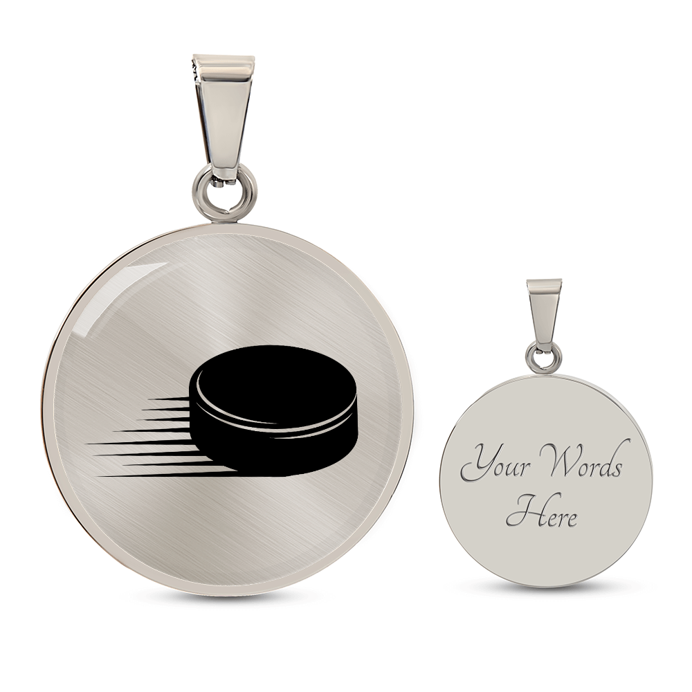 Ice Hockey Necklace