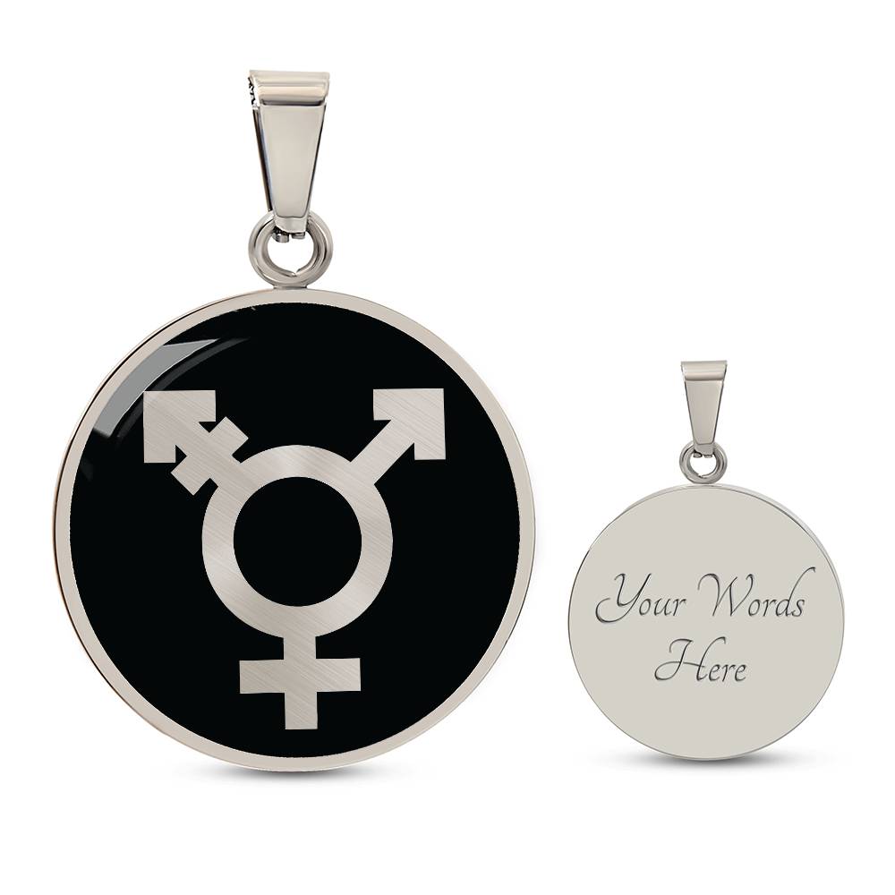 Trans symbol Necklace