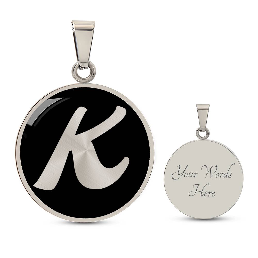 Letter K Necklace