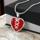 Stitched Heart Necklace
