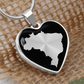 Brazil Map Necklace