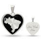 Brazil Map Necklace