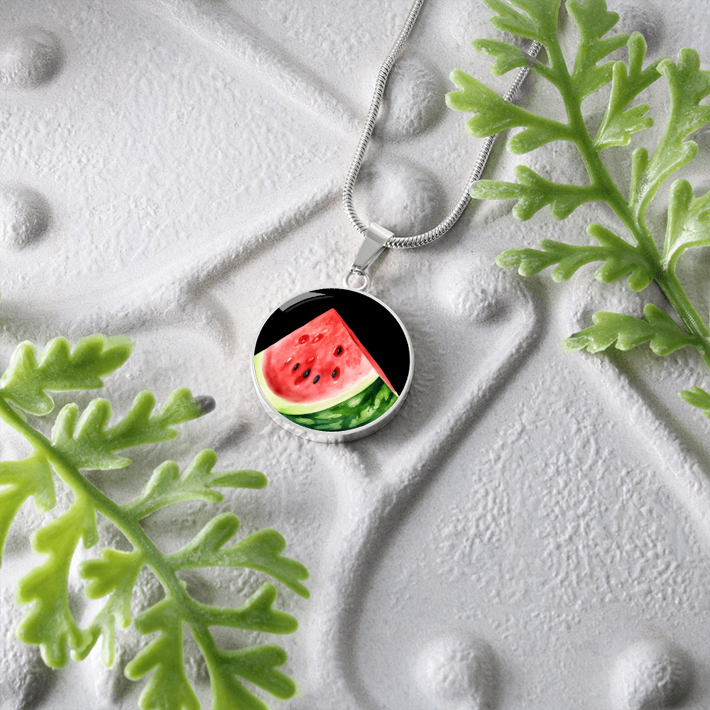 Watermelon Slice Necklace