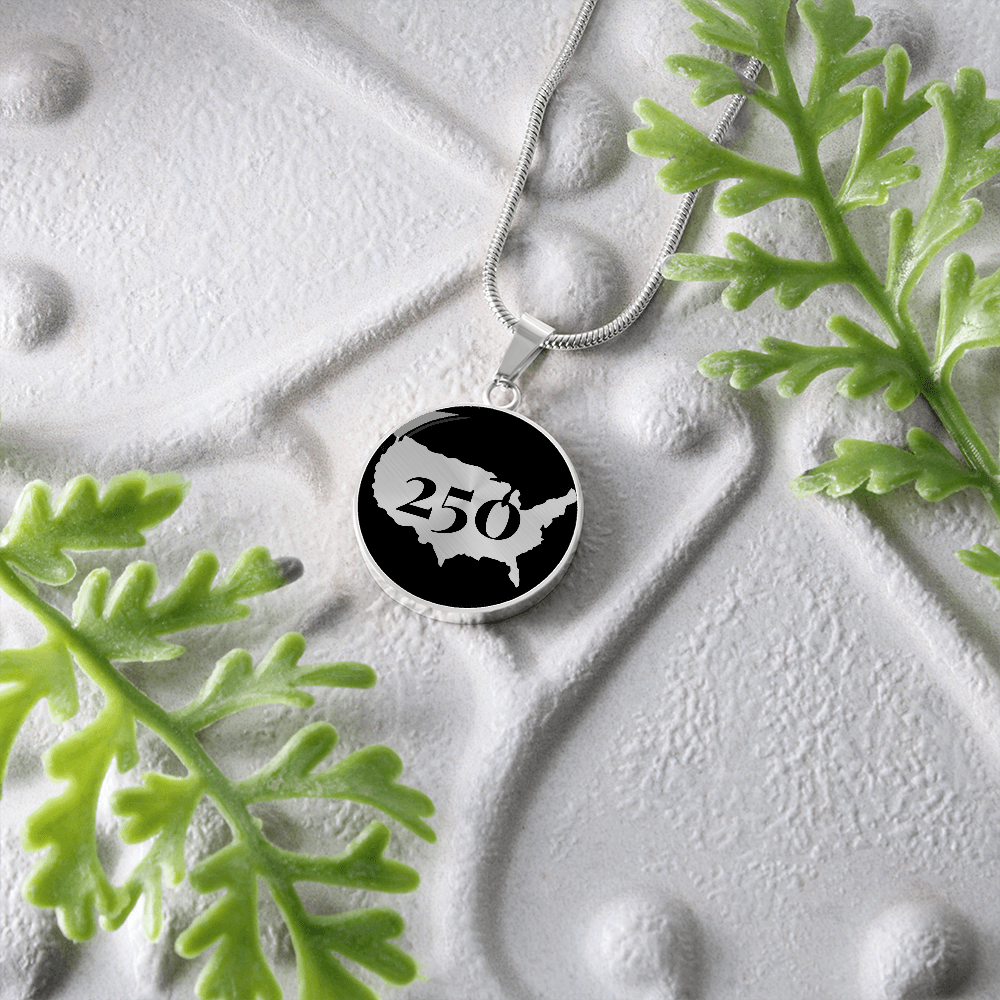 250 years USA Necklace