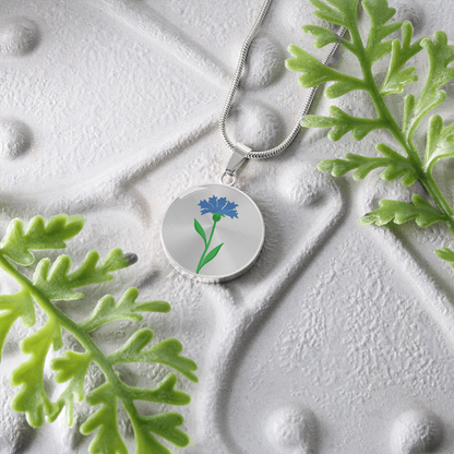 Cornflower Necklace