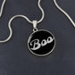 Boo Halloween Necklace