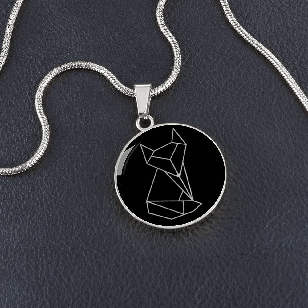 Origami Fox Necklace