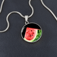 Watermelon Slice Necklace