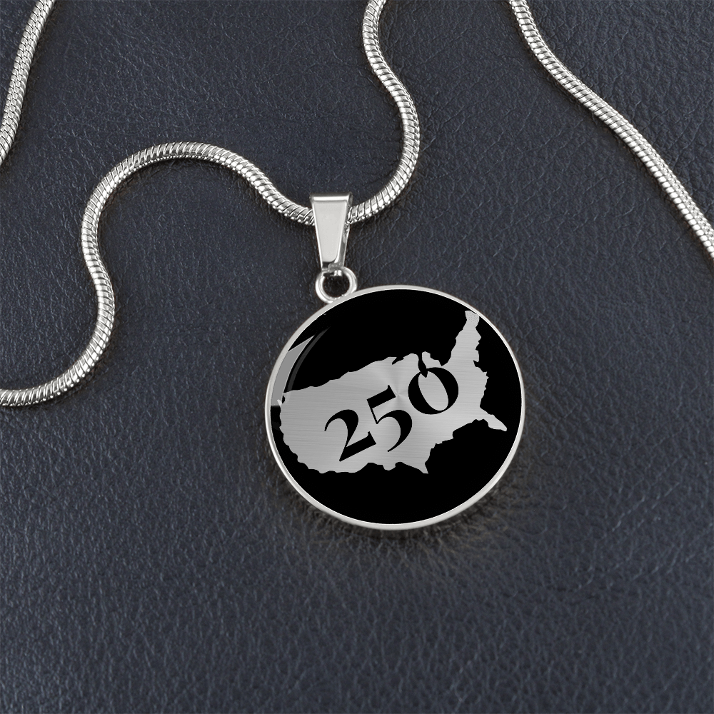 250 years USA Necklace