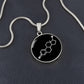 Estrogen Molecule Necklace